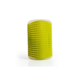 The Cat Rubs The Face With The Corner Of The Wall And Tickles The Pet Massage Hair Comb Needle Comb With Catnip (Option: Light Green)