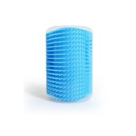 The Cat Rubs The Face With The Corner Of The Wall And Tickles The Pet Massage Hair Comb Needle Comb With Catnip (Option: Sky Blue)